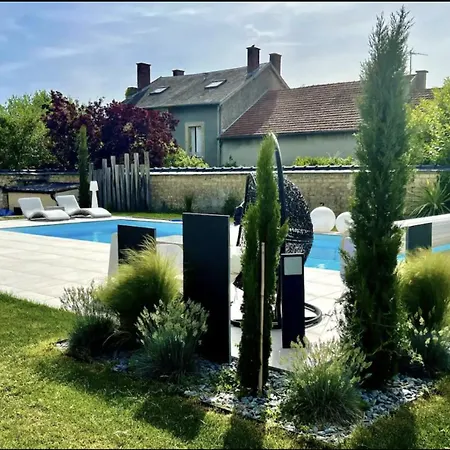 Maison d'hôtes Magnifique Grange Renovee Au Coeur De La Champagne
